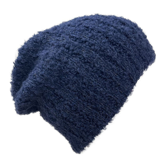 Navy Loop Knit Alpaca Beanie by SLATE + SALT