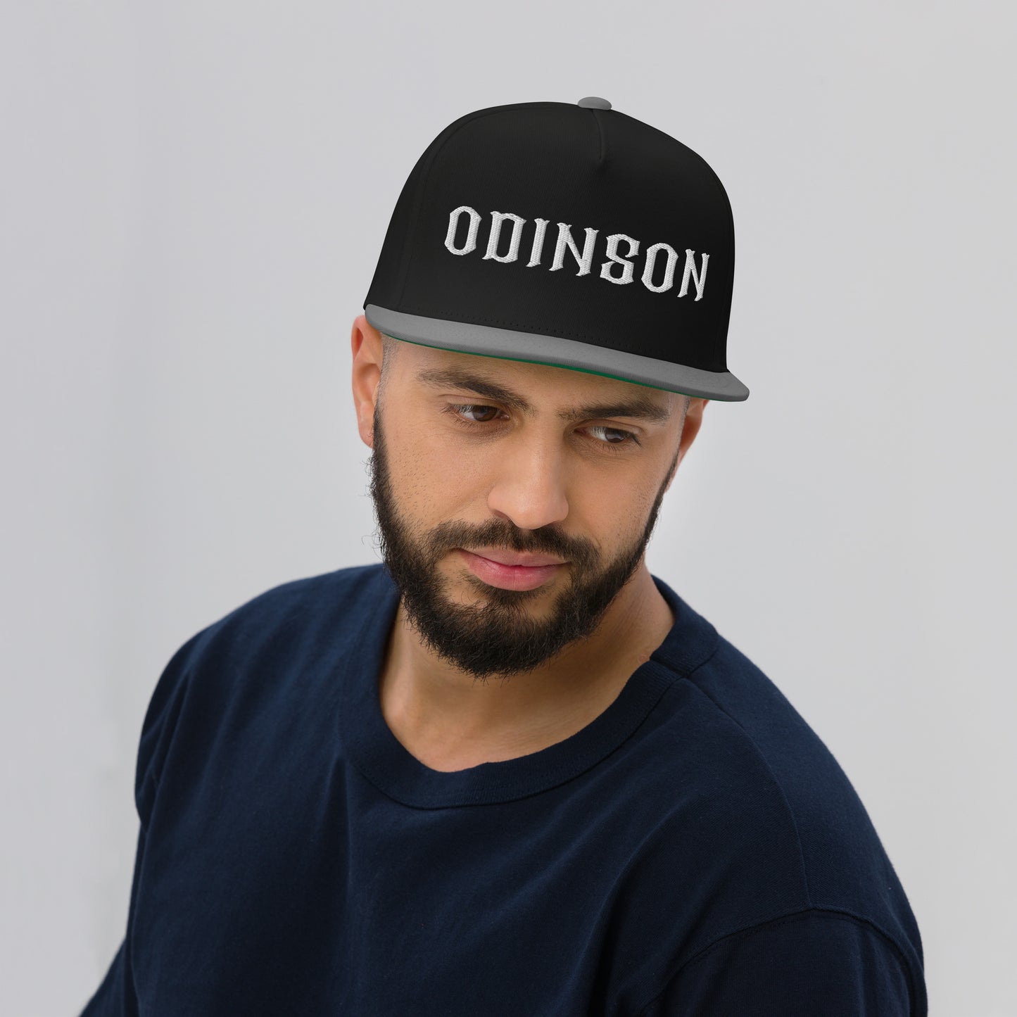 Odinson 3D Embroidery Flat Bill Cap