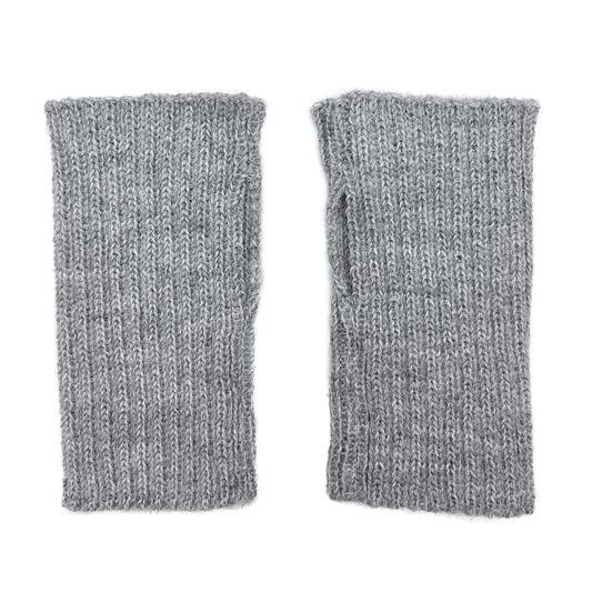 Gray Minimalist Alpaca Gloves by SLATE + SALT