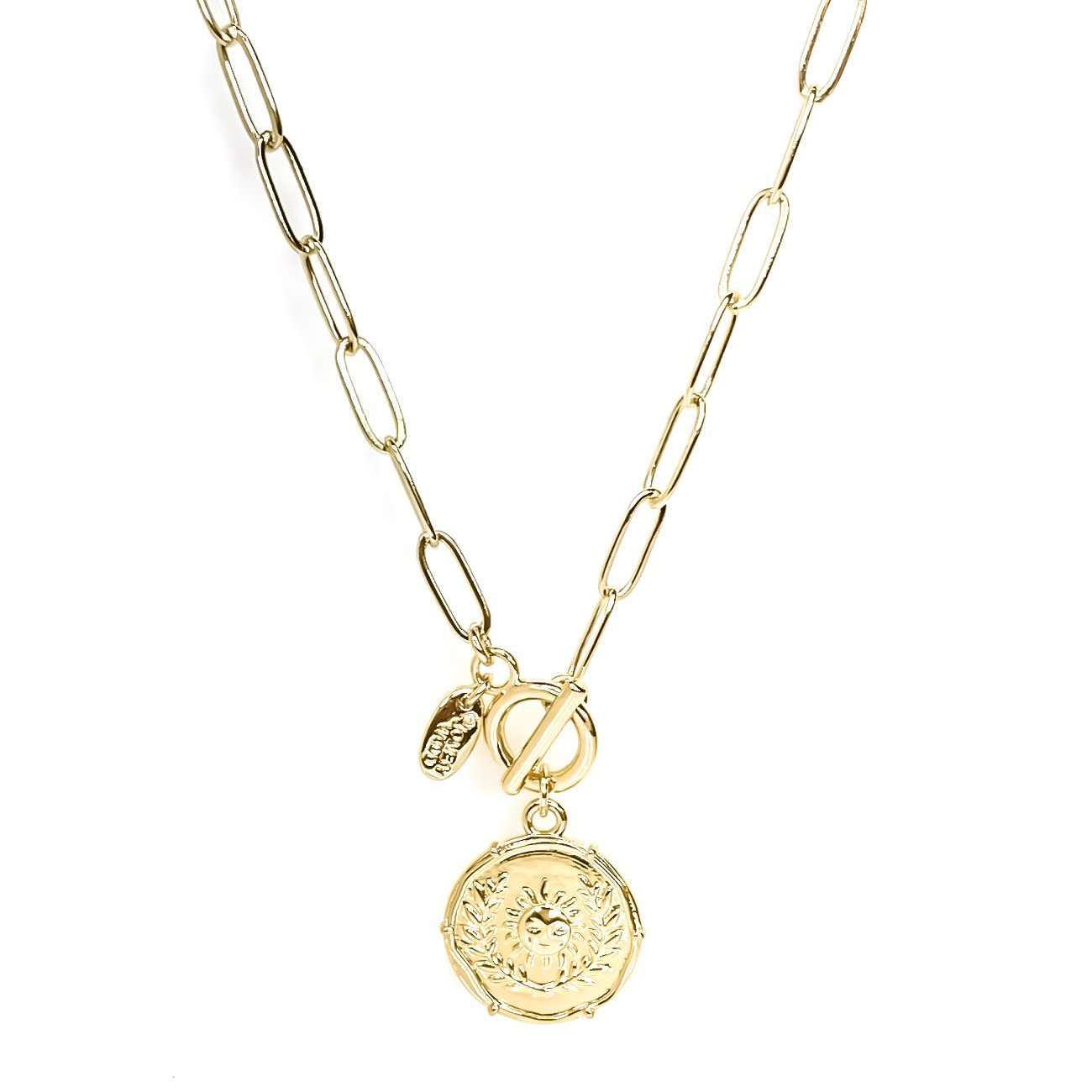 Helen Medallion Necklace by Jonesy Wood