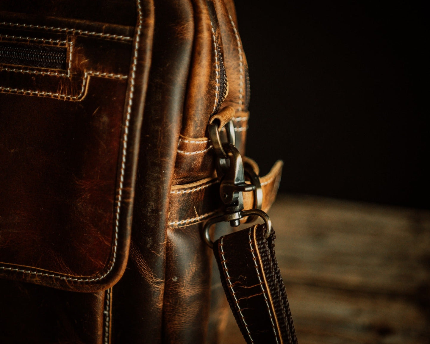 The “Clark” Pilot Bag by Vintage Gentlemen