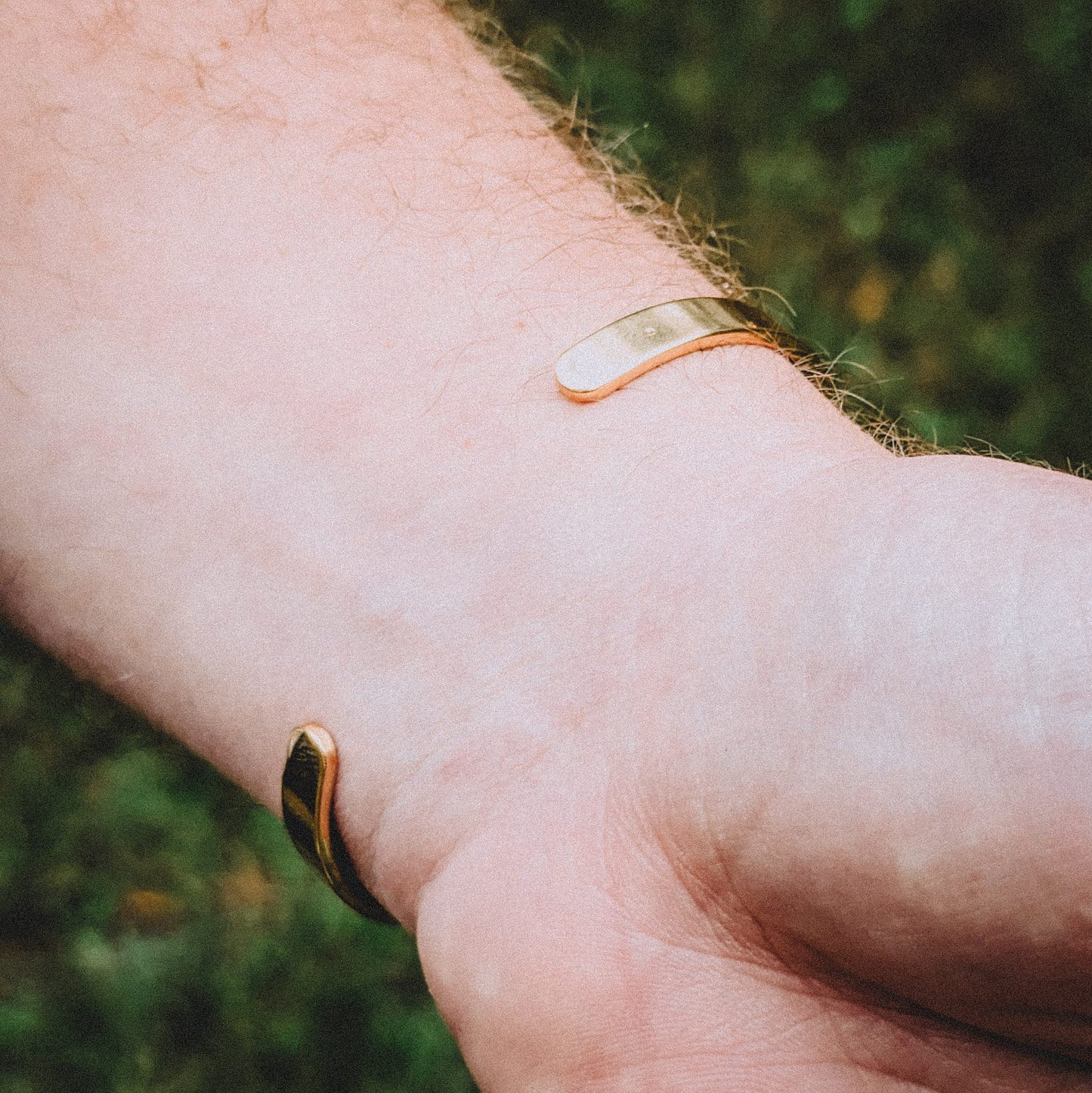 Mens Gold Cuff Bracelet by Vintage Gentlemen