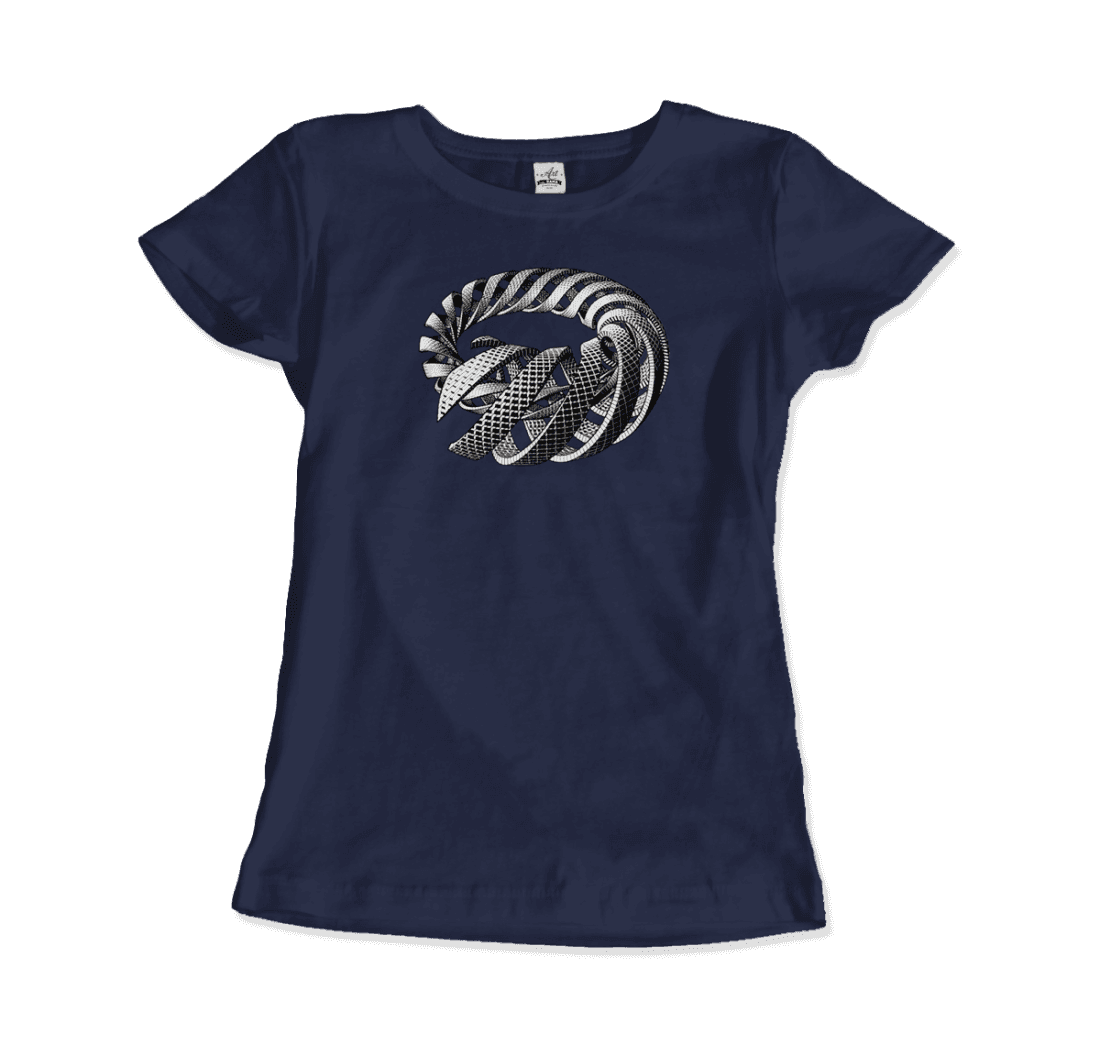 MC Escher Spirals Art T-Shirt by Art-O-Rama Shop