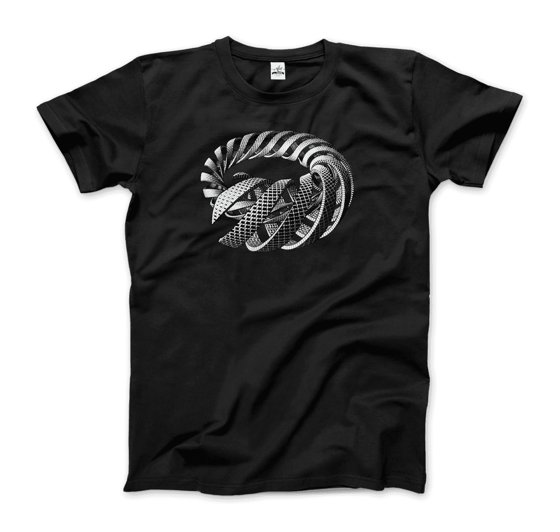 MC Escher Spirals Art T-Shirt by Art-O-Rama Shop