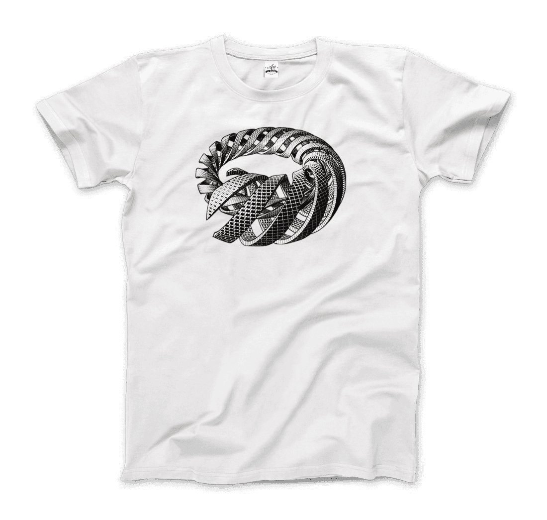 MC Escher Spirals Art T-Shirt by Art-O-Rama Shop