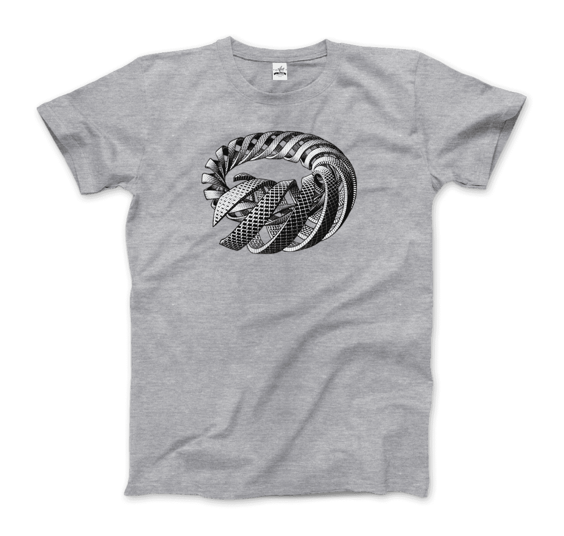 MC Escher Spirals Art T-Shirt by Art-O-Rama Shop