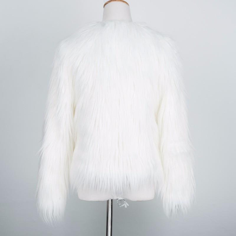 Long Fur Jacket by White Market