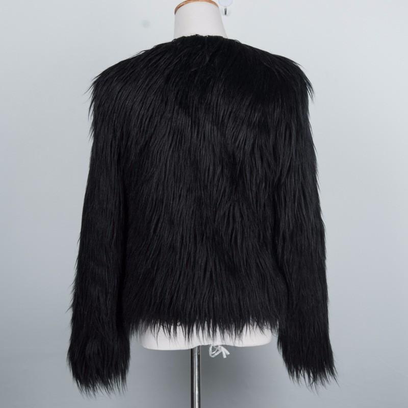 Long Fur Jacket by White Market