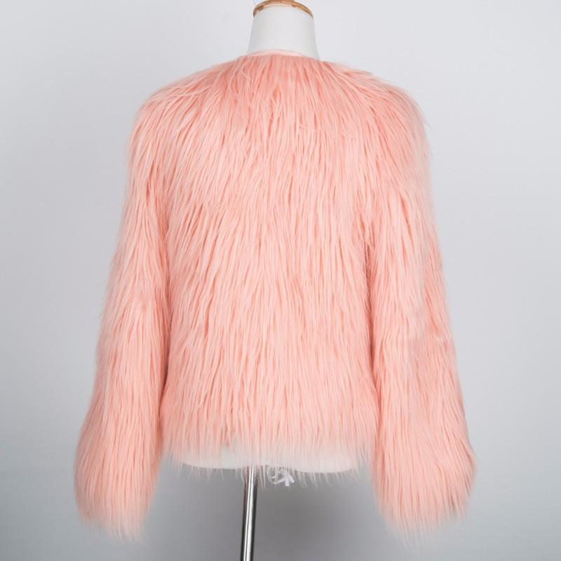 Long Fur Jacket by White Market