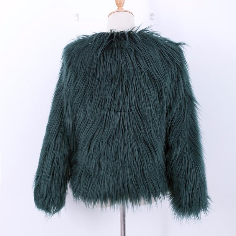 Long Fur Jacket by White Market