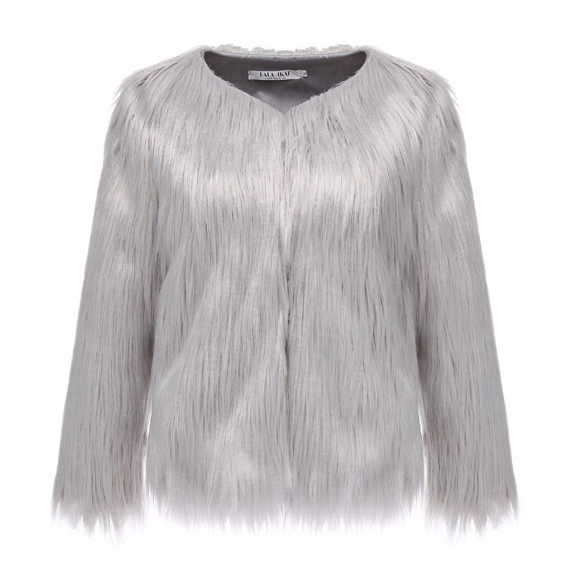 Long Fur Jacket by White Market