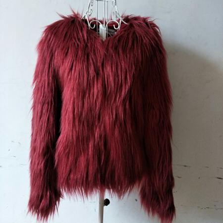 Long Fur Jacket by White Market