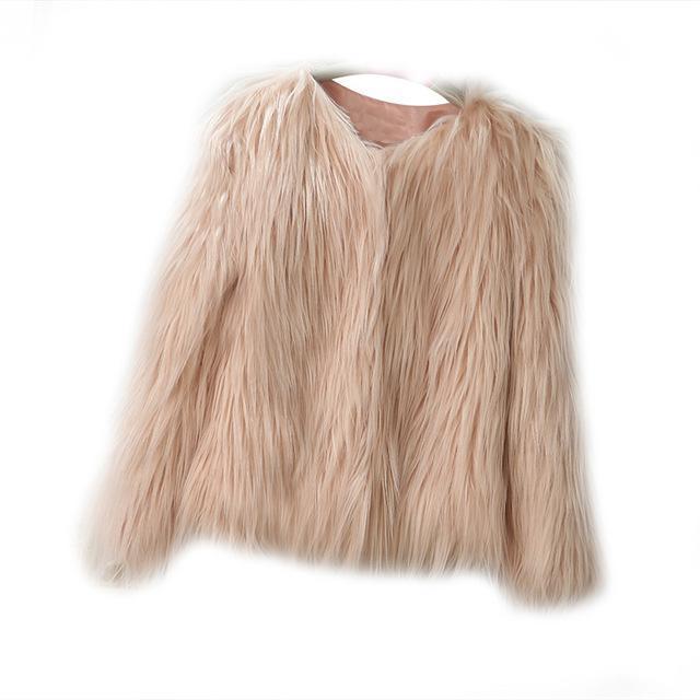 Long Fur Jacket by White Market