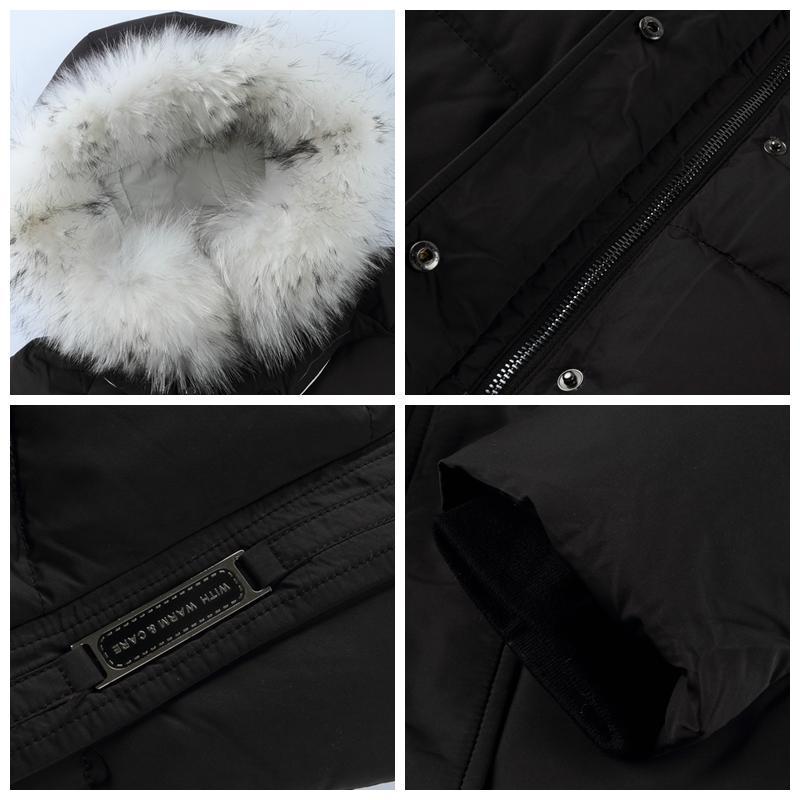 Faux Fox Extended Down Jacket by White Market