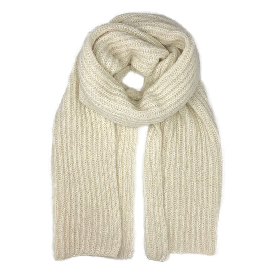 Chunky Snow Knit Alpaca Scarf by SLATE + SALT