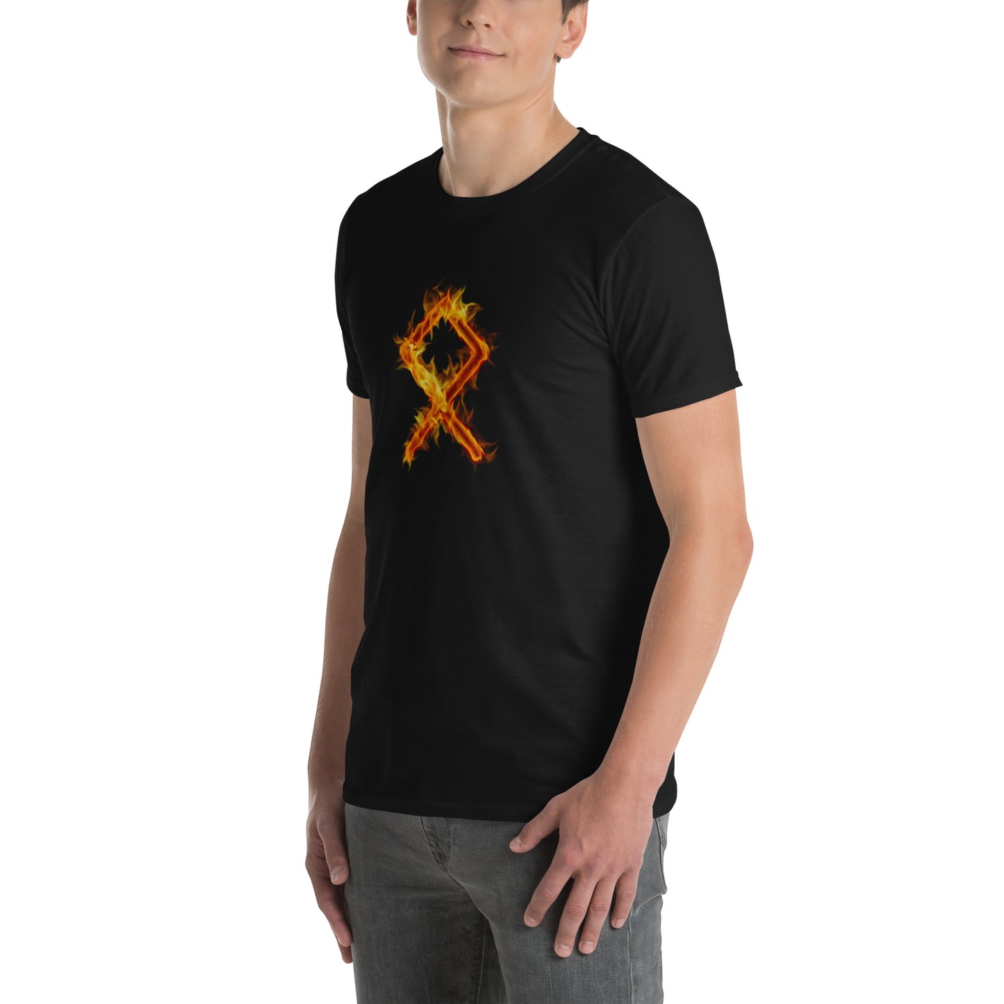 Opila Fire Rune Short-Sleeve  T-Shirt