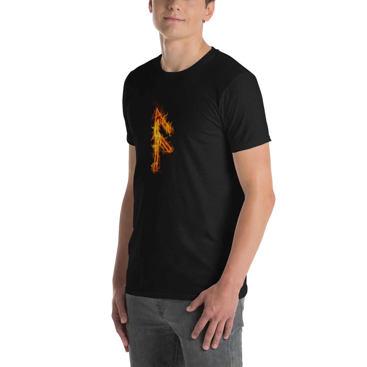 Fire Rune Ansuz Short-Sleeve T-Shirt