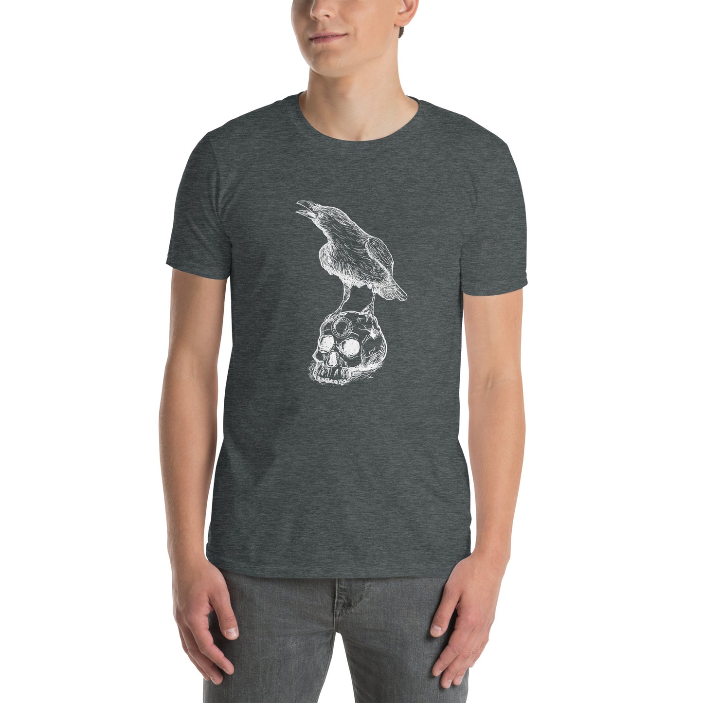 Raven Rune Skull Short-Sleeve T-Shirt