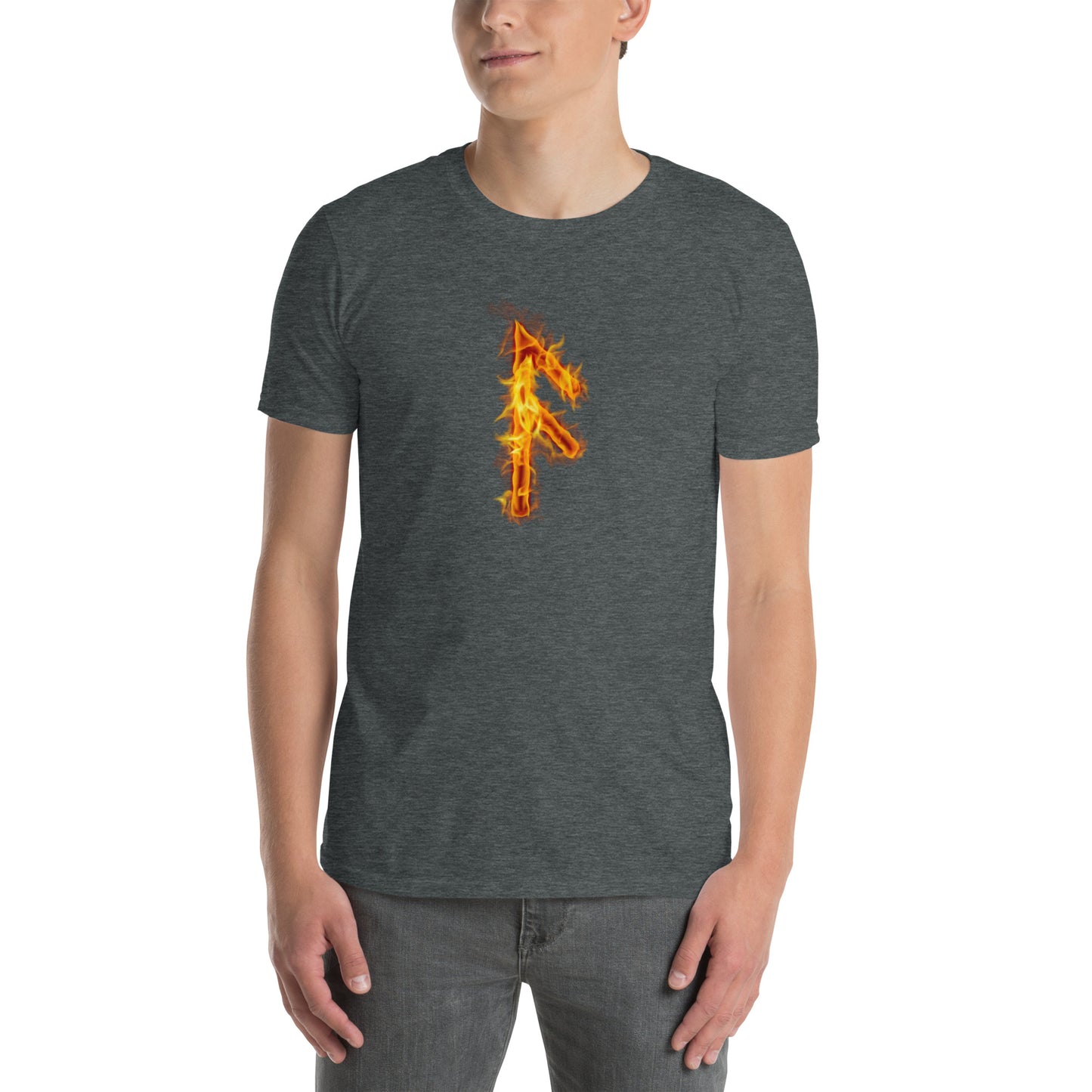 Fire Rune Ansuz Short-Sleeve T-Shirt