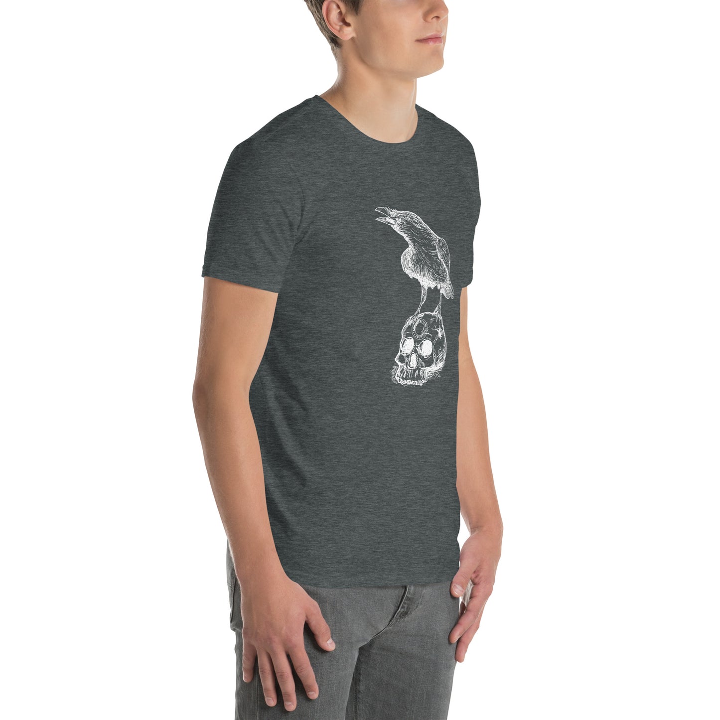 Raven Rune Skull Short-Sleeve T-Shirt