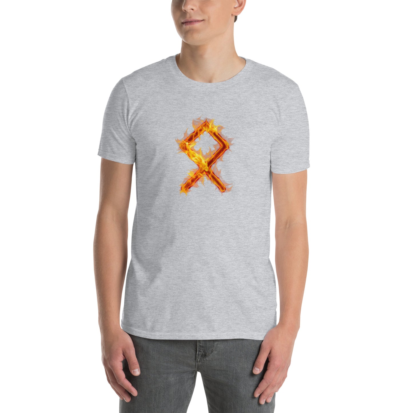 Opila Fire Rune Short-Sleeve  T-Shirt