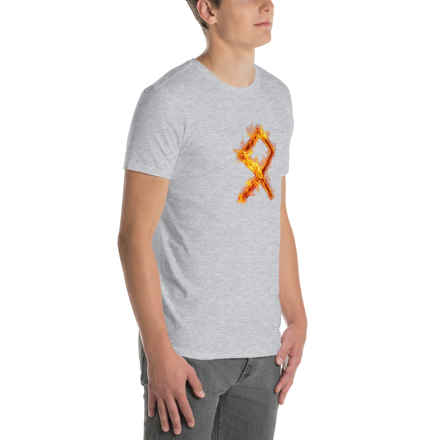 Opila Fire Rune Short-Sleeve  T-Shirt