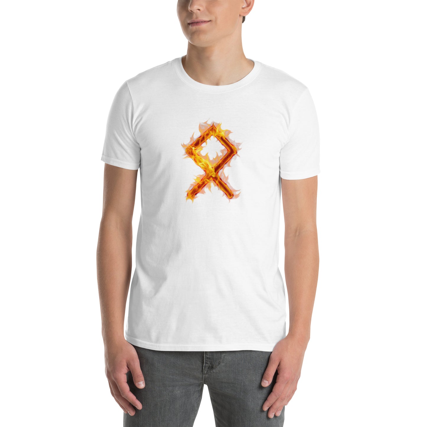 Opila Fire Rune Short-Sleeve  T-Shirt