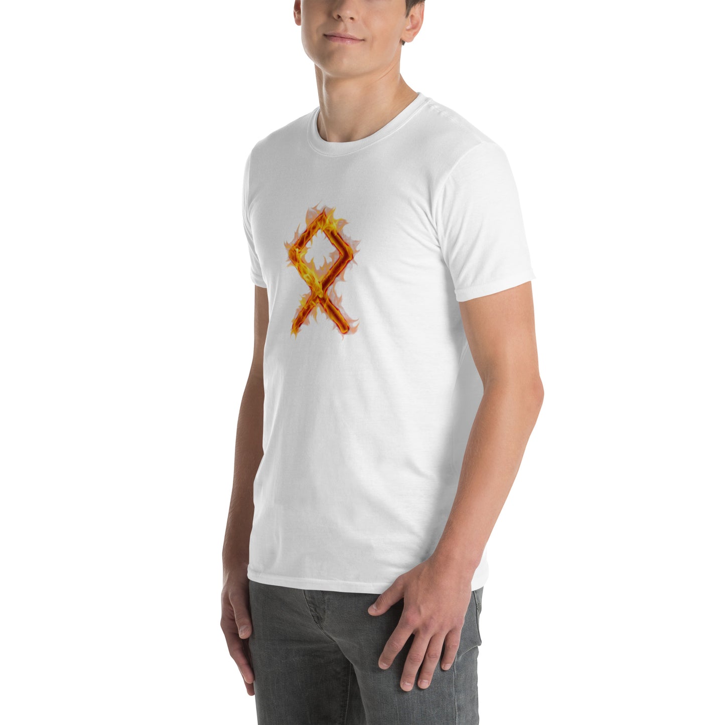 Opila Fire Rune Short-Sleeve  T-Shirt