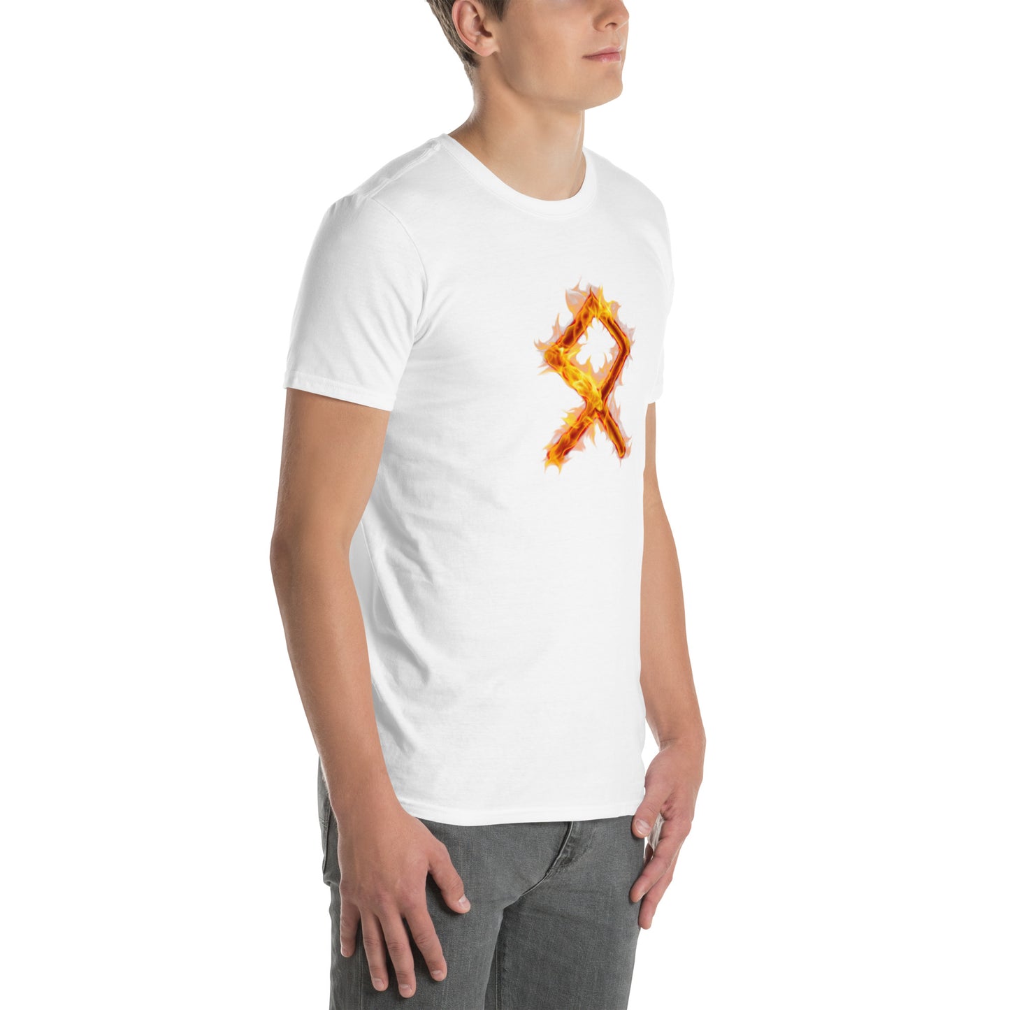 Opila Fire Rune Short-Sleeve  T-Shirt