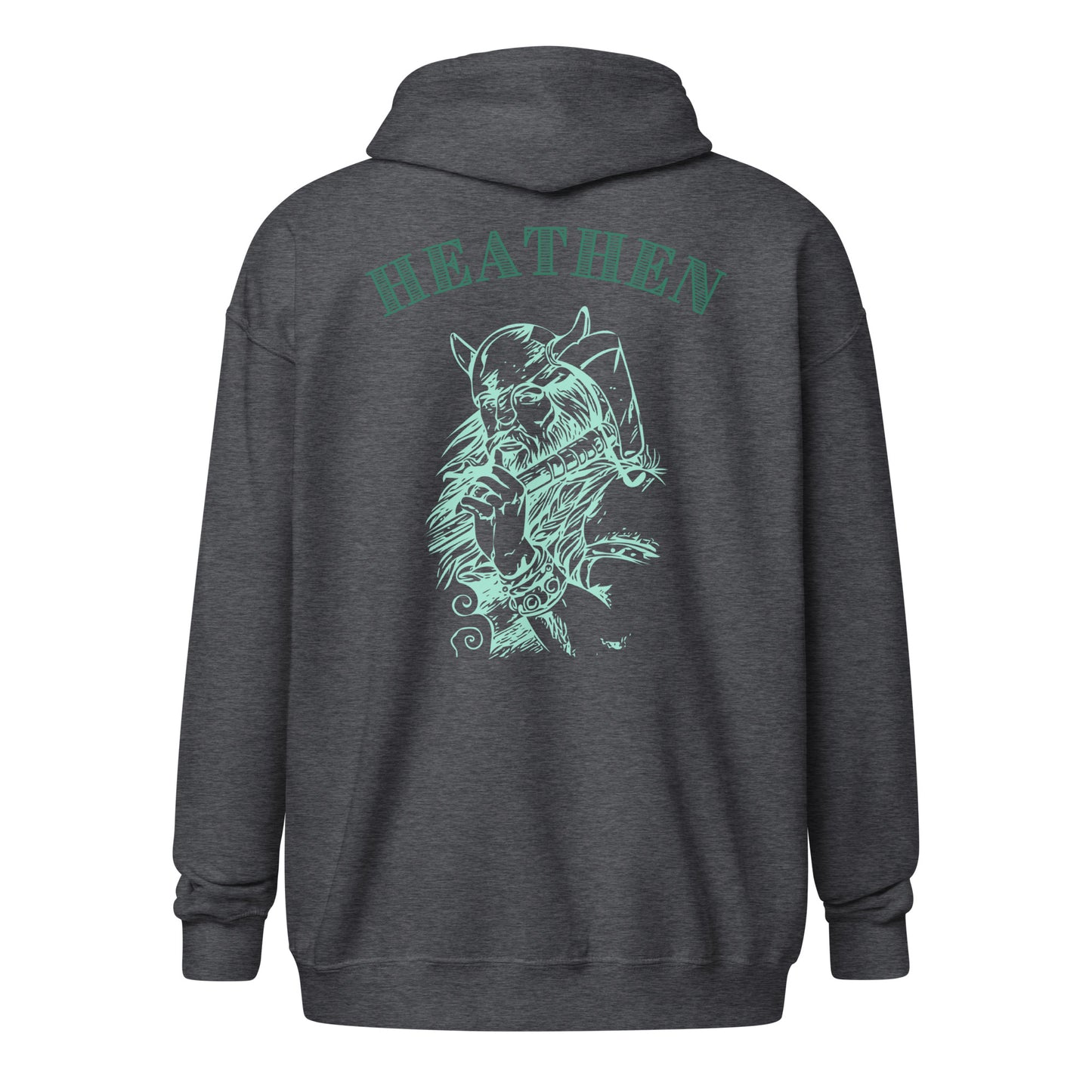 Heathen Heavy Blend Zip Hoodie