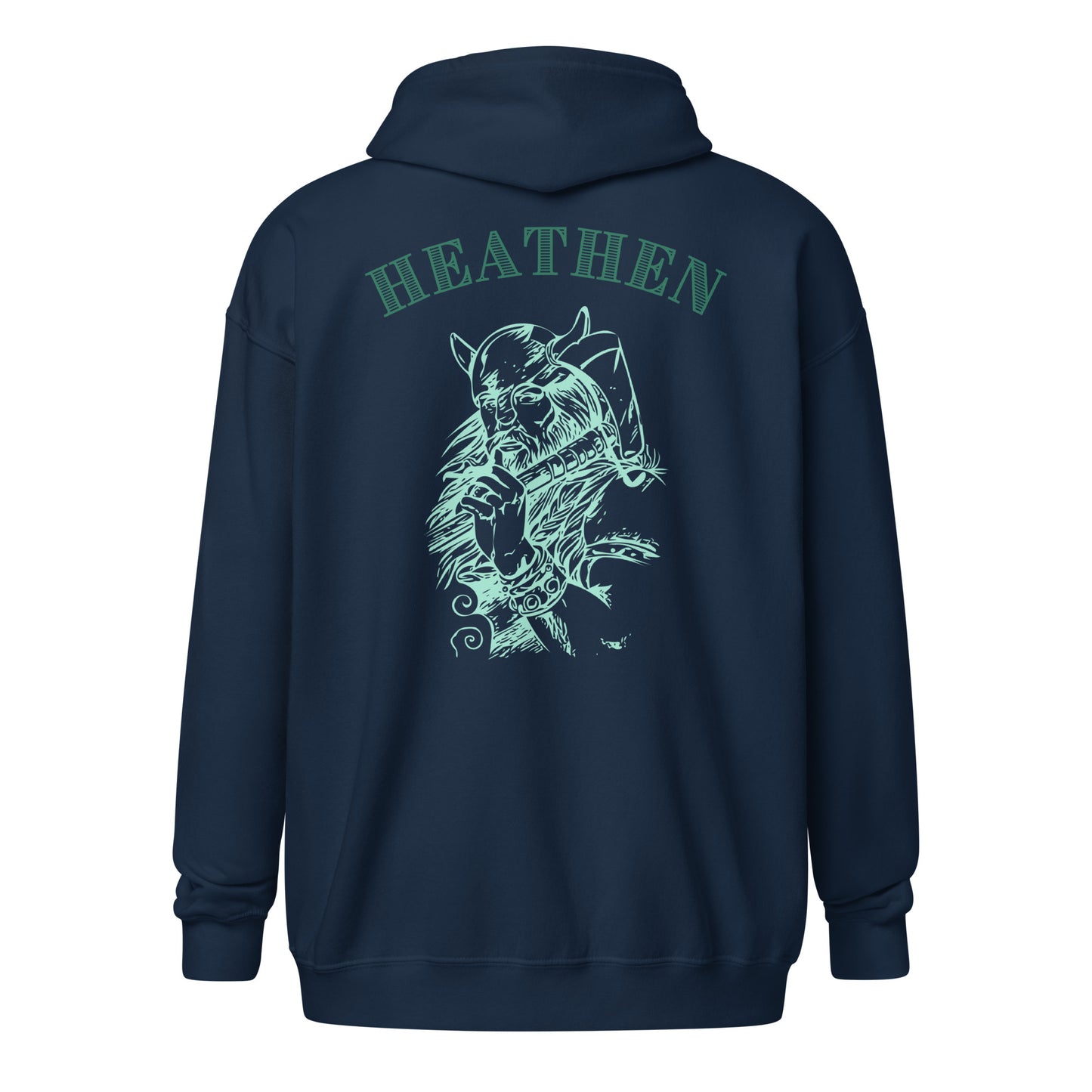 Heathen Heavy Blend Zip Hoodie