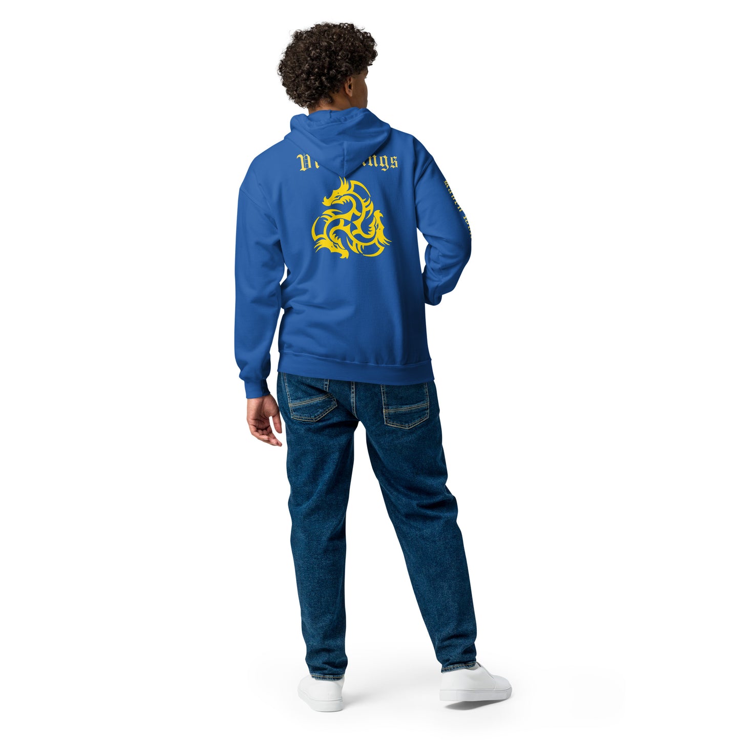 RWV Dragon Heavy Blend Zip Hoodie Gold