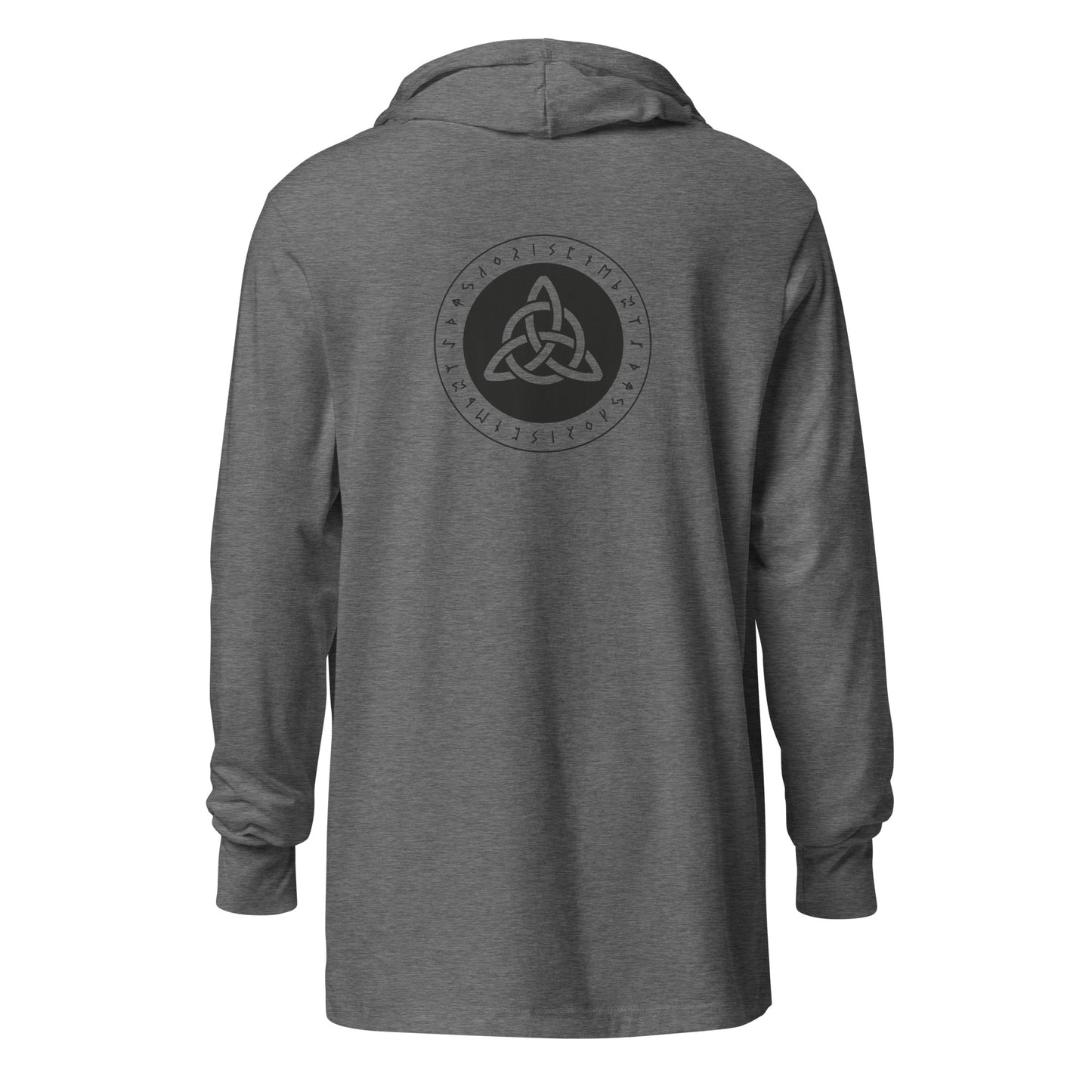 Triquetra Rune Hooded Long-Sleeve Tee