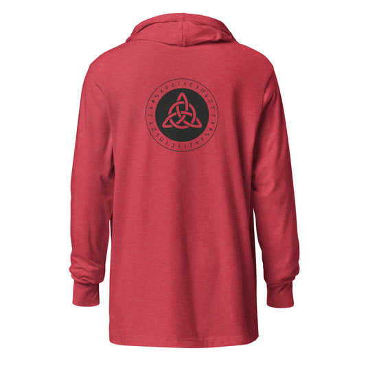 Triquetra Rune Hooded Long-Sleeve Tee