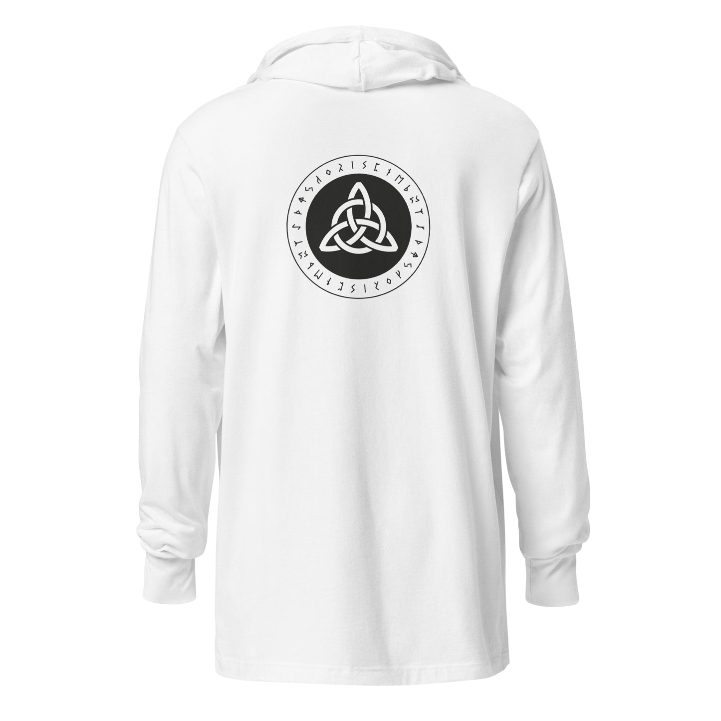 Triquetra Rune Hooded Long-Sleeve Tee